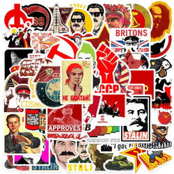 Retro Soviet Stickers Decal Set for Skateboard, Car, Laptop, Luggage, Phone, Kids Toy (ONLINE ORDER ONLY)