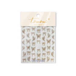 Bowknot Ribbon Butterfly Jelly Shiny Sparkling Delicate Charming Bow Tie 5D Nail Art Decorations Stickers DIY Manicure Decals (ONLINE ORDER ONLY)