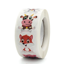 500pcs Round Cartoon Toys Animal stickers for kids Teacher Reward Encourage Sticker Office Stationery for children 1inch (ONLINE ORDER ONLY)