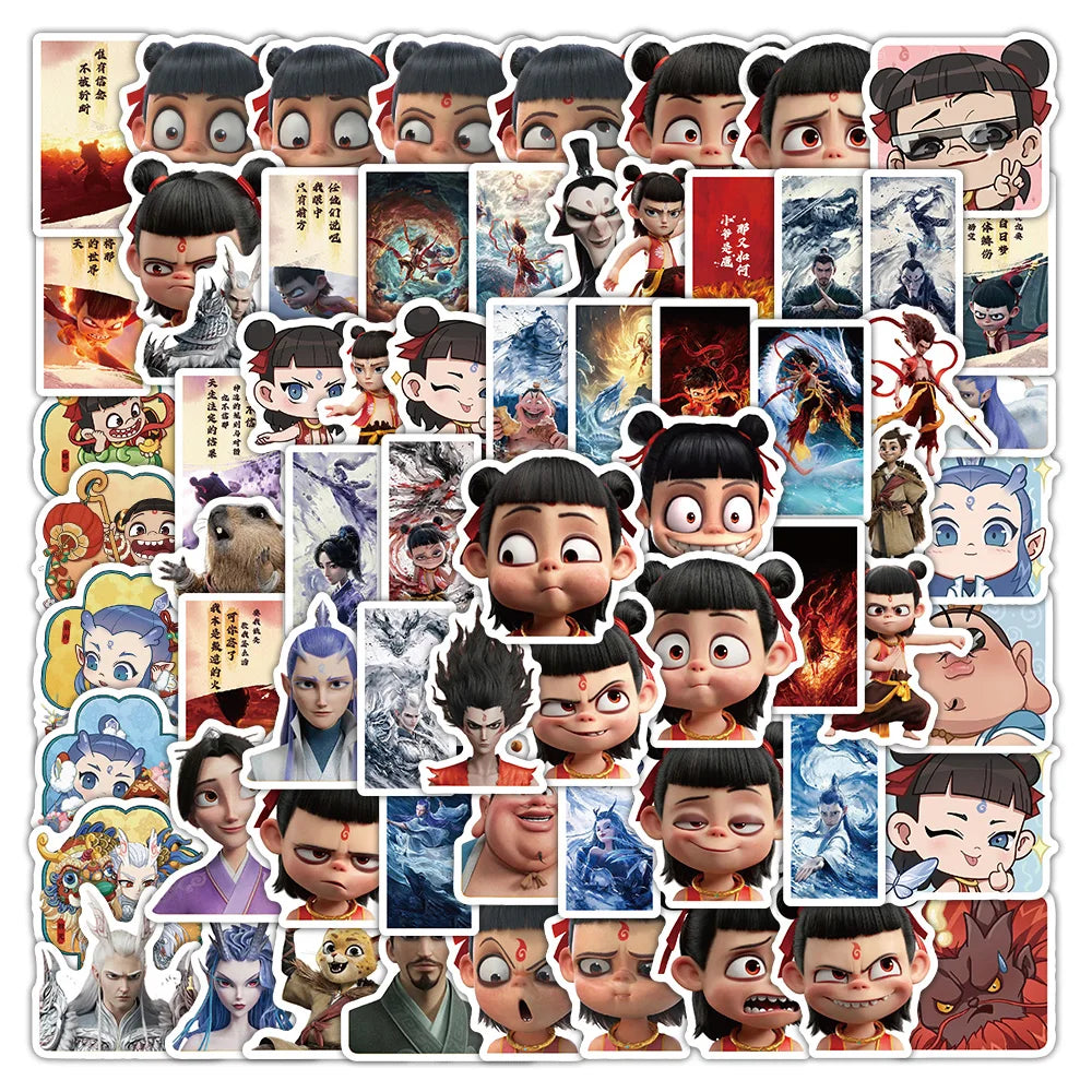 80pcs Cartoon Magic Graffiti Stickers for Helmet, Desktop, Wall Decoration, DIY (ONLINE ORDER ONLY)