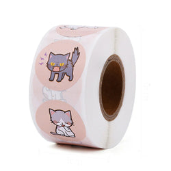 100-500pcs Love Cat Sticker Aesthetic Children's Reward Decoration Scrapbooking Stationery School Supplies for Kid (ONLINE ORDER ONLY)