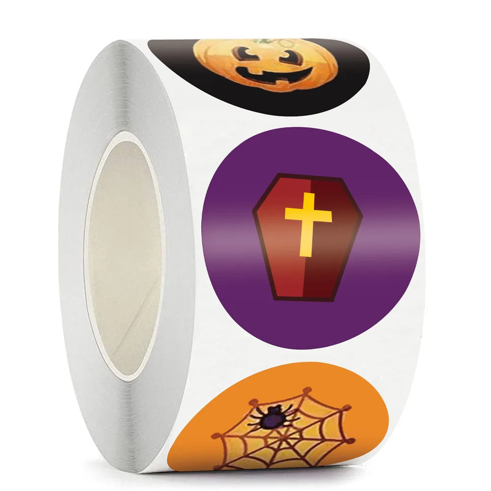 100-500pcs Halloween pumpkin stickers Halloween Party Gifts Stickers Pumpkin for Halloween party description (Online Order Only)