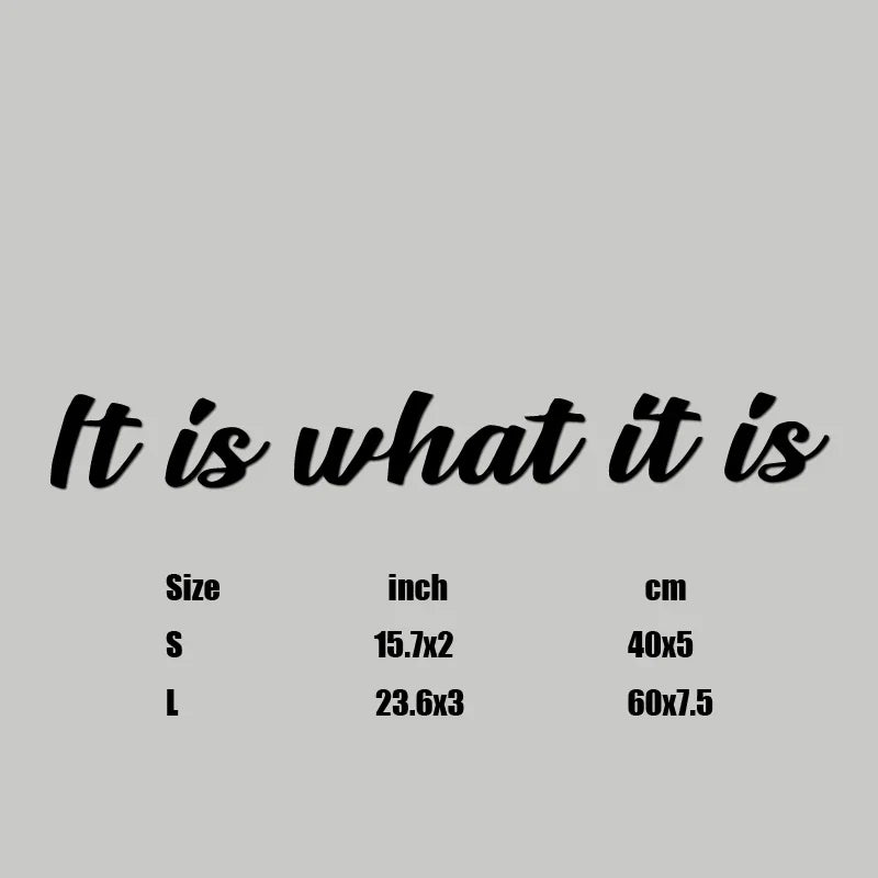 “It is what it is”Premium Quality Side Windshield Banner Decal Sticker  Enhance Your Car's Style and Visibility with the decals (ONLINE ORDER ONLY)