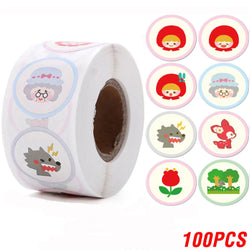 100-500pcs Reward Stickers Cute animals Motivational Stickers for Kids toys School Reward Students Teachers Stationery Labels (Online Order Only)