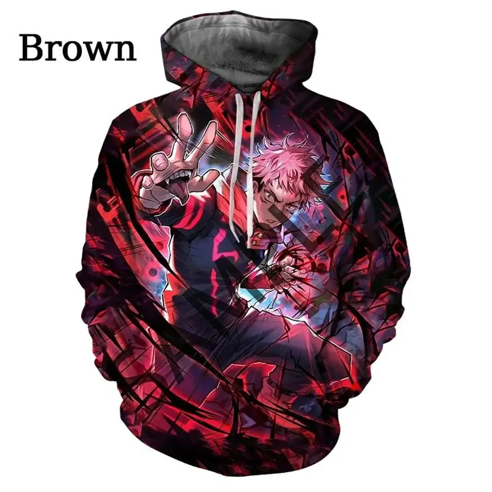 Jujutsu Kaisen Satoru Gojo Hoodie Anime Manga Sweatshirt (ONLINE ORDER ONLY)