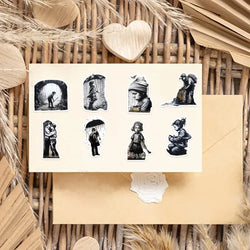 10/50Pcs Abstract Painting Works Classic Art Aesthetic Stickers Graffiti Kids Toy Skateboard Phone Laptop Luggage Decal Sticker (Online Order Only)