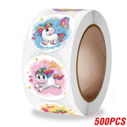 100-500pcs 1inch Cartoon Animal Children Sticker Label Thank You Cute Toy Game Sticker DIY Gift Sealing Label Decoration Supp (ONLINE ORDER ONLY)