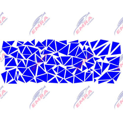 Triangle Car Sticker Decoration Side External Accessories Camouflage Kit Wrap Camo Tuning Styling Waterproof Vinyl Decals (ONLINE ORDER ONLY)