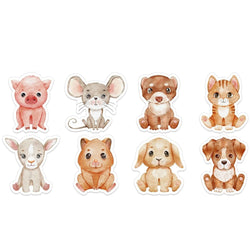 100-500pcs Animals Reward Stickers for Kids Children Kindergarten School Encouragement Students Games Toy Stationery Sticker (Online Order Only)