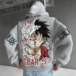 One Piece Luffy Gear 5 Nika Anime Hoodie Streetwear (ONLINE ORDER ONLY)