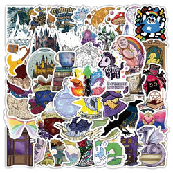 50pcs Wizarding World Stickers for Luggage, Water Bottles, Phones, Laptops, Cars, Scooters, Fridges (ONLINE ORDER ONLY)