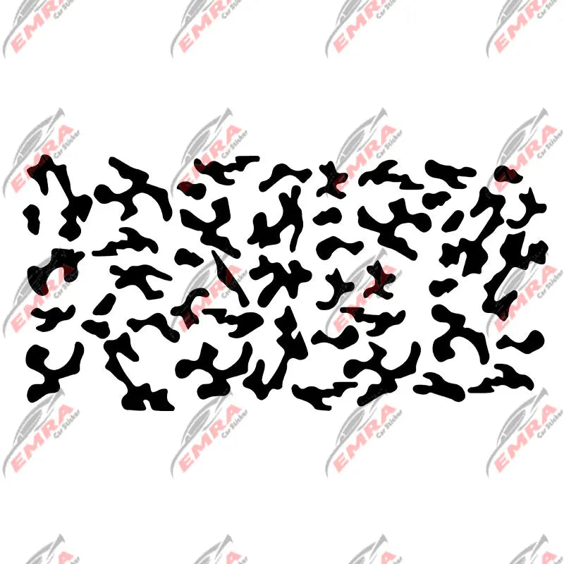 Leopard Print For Car Stickers External Accessories Window Decoration Side Camouflage Stickers StyleDie Cutting Vinyl Decals (ONLINE ORDER ONLY)