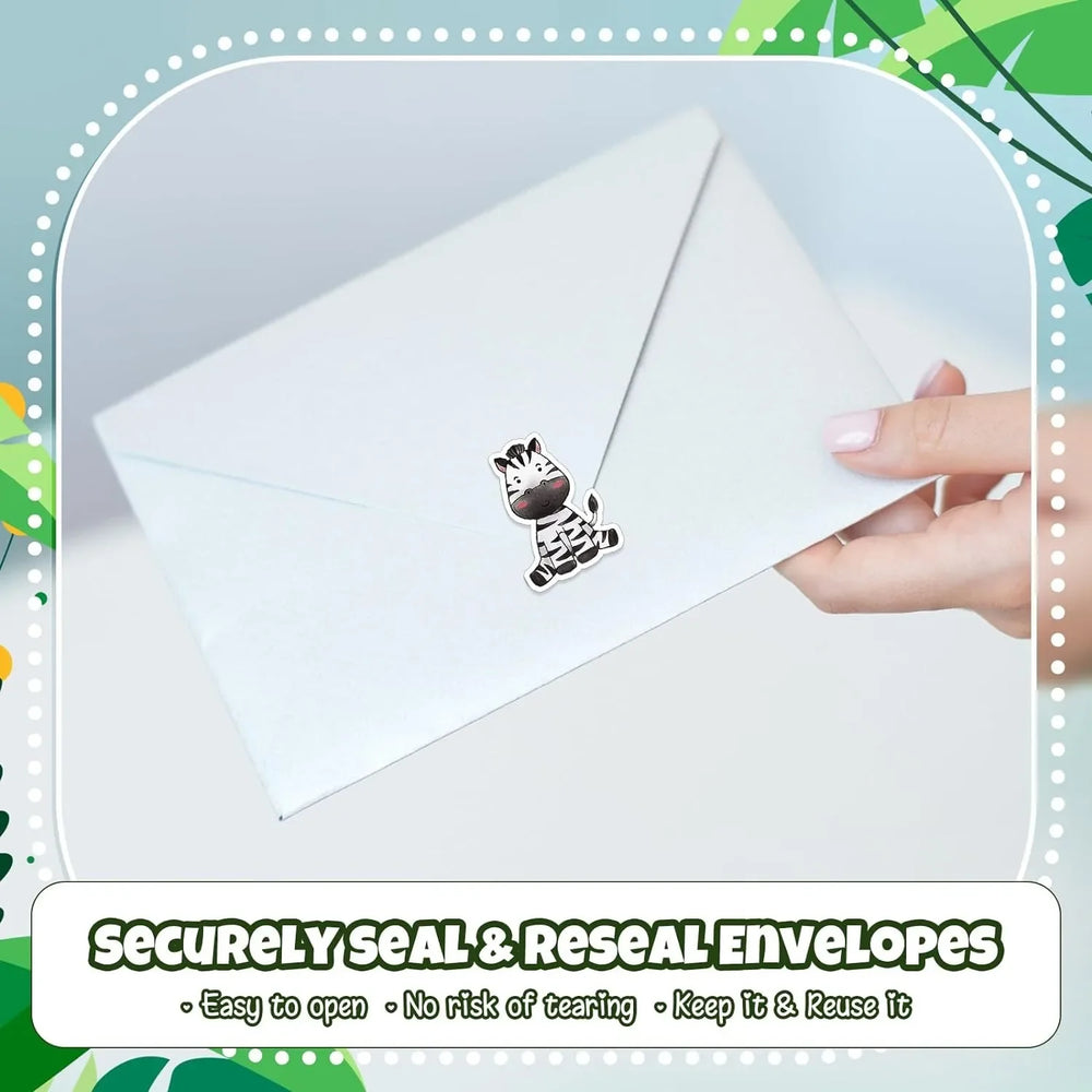 100-500pcs Animals Cartoon Reward Label Sealing Thank You Sticker Stationery DIY Decoration Scrapbooking School Supplies (Online Order Only)