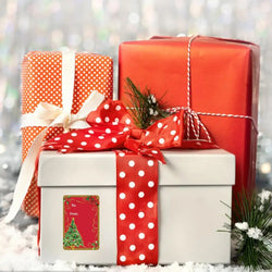 Gift Package Stickers Self-adhesive Paper Stickers Premium Christmas Gift Sticker Labels Self-adhesive for Present for Festive (ONLINE ORDER ONLY)