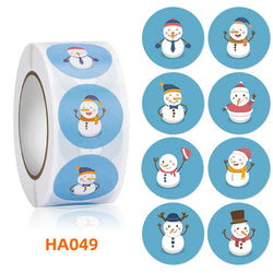 500Pcs Christmas Stickers 1inch Snowflakes Holiday Stickers Xmas Gift Label for Envelope Box Gift Decor (ONLINE ORDER ONLY)