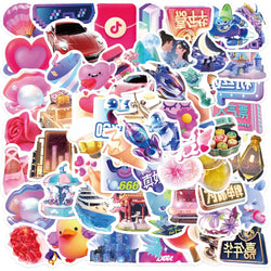 78Pcs Girls Cartoon Gift Stickers Cartoon Waterproof Graffiti Vinyl Decals For laptop Guitar Suitcase Skateboard Toys Gifts (Online Order Only)