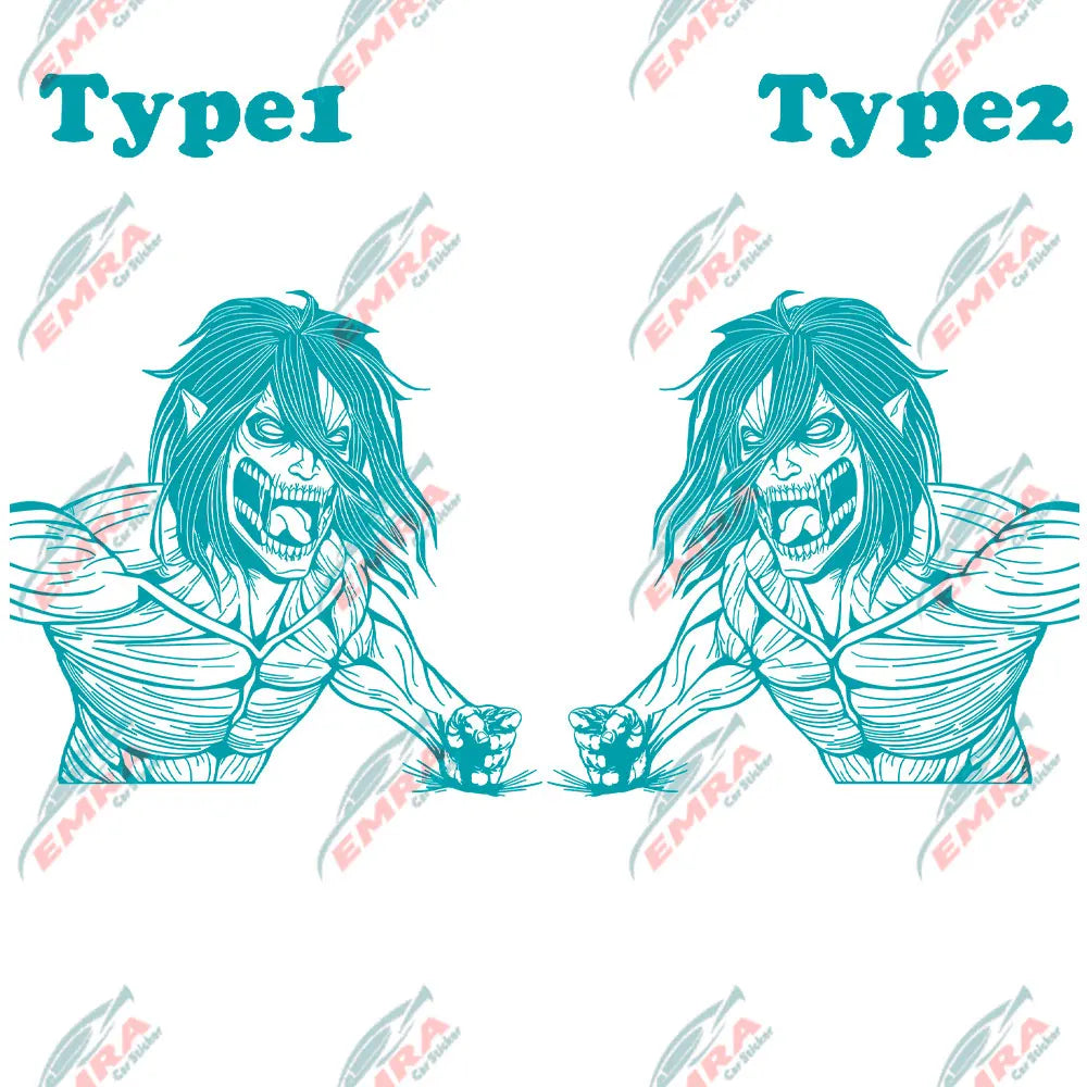 Anime Sticker Side Hood Window Decoration External Accessories Stickers For Car Competition Style Die Cutting Vinyl Decals (ONLINE ORDER ONLY)