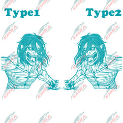 Anime Sticker Side Hood Window Decoration External Accessories Stickers For Car Competition Style Die Cutting Vinyl Decals (ONLINE ORDER ONLY)