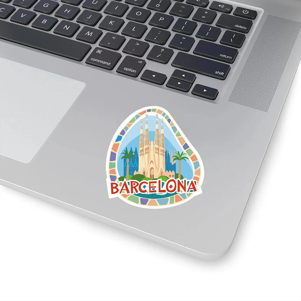 10/30/50/100PCS World Famous Building Stickers Travel Landmark Waterproof Guitar Suitcase Laptop Phone Luggage Car Sticker Decal (ONLINE ORDER ONLY)