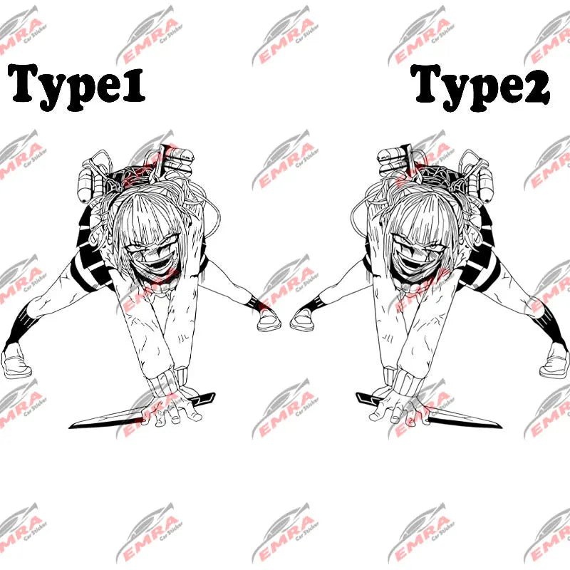 Anime Car Sticker Large Stickers External Accessories Assassin For Door Hood Decoration Style Spirit Styling PVC Vinyl Decal (ONLINE ORDER ONLY)