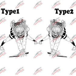Anime Car Sticker Large Stickers External Accessories Assassin For Door Hood Decoration Style Spirit Styling PVC Vinyl Decal (ONLINE ORDER ONLY)
