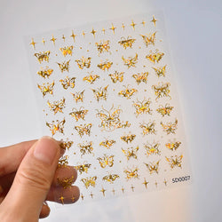 1Sheet Valentine's Day Decals 5D Nail Art Stickers Heart Self-Adhesive Slider Love Letters DIY Manicure Accessories "Dopamine" % (ONLINE ORDER ONLY)