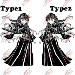 Anime For The Samurai Car Sticker Whole Body Auto Parts Personalized Decoration Sticker Prevent Bask In Waterproof Vinyl Decals (ONLINE ORDER ONLY)