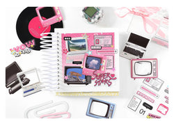 15pcs/lot American Style Retro Material Pack Paper Card Decorative Sticker for Photo Frame Planner Journal DIY Collage (ONLINE ORDER ONLY)