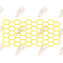 Honeycomb JDM Car Sticker External Accessories Sports Competition Style Decorative Die Cutting PVC Vinyl Decals Fits For Any Car (ONLINE ORDER ONLY)