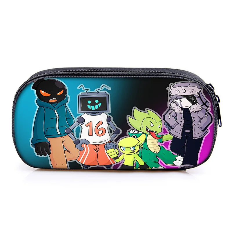 Children Friday Night Funkin Pencil Box Boys Girls Kids Anime Pencil Case Students Cartoon Pen Bags Teenagers Stationery Bags (Online Order Only)