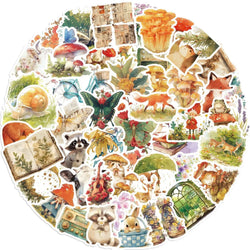 10/50pcs Cute Fairy Tale World Girl Animals Cartoon Stickers For Laptop Water Bottle Luggage Notebook Waterproof Graffiti Decals (ONLINE ORDER ONLY)