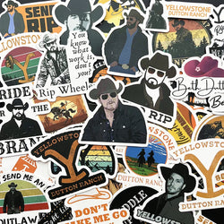 Yellowstone TV Show Stickers Pack for Phone, Laptop, Skateboard, Car, Guitar (Online Order Only)