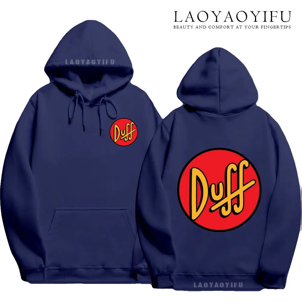 Simpsons Hoodie - Duff Beer Logo (ONLINE ORDER ONLY)
