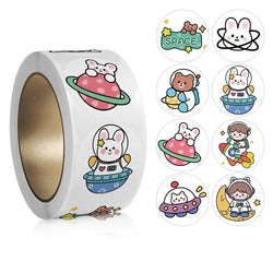100-500pcs Children Reward Encouragement Sticker Cartoon Cute Sticker Birthday/holiday Party Gift Packaging Sealing Decor Lables (ONLINE ORDER ONLY)