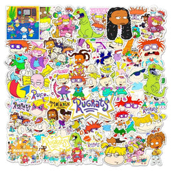 Rugrats Movie Stickers 50pcs - Laptop, Phone, Car, Water Bottle, Luggage Decor (ONLINE ORDER ONLY)