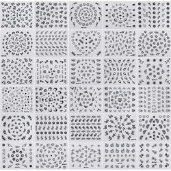 30pcs Black Flowers Nail Art Stickers 3D Self Adhesive Daisy Floral Nail Tips Design Decals Manicure Supplies For Women & Girls* (ONLINE ORDER ONLY)