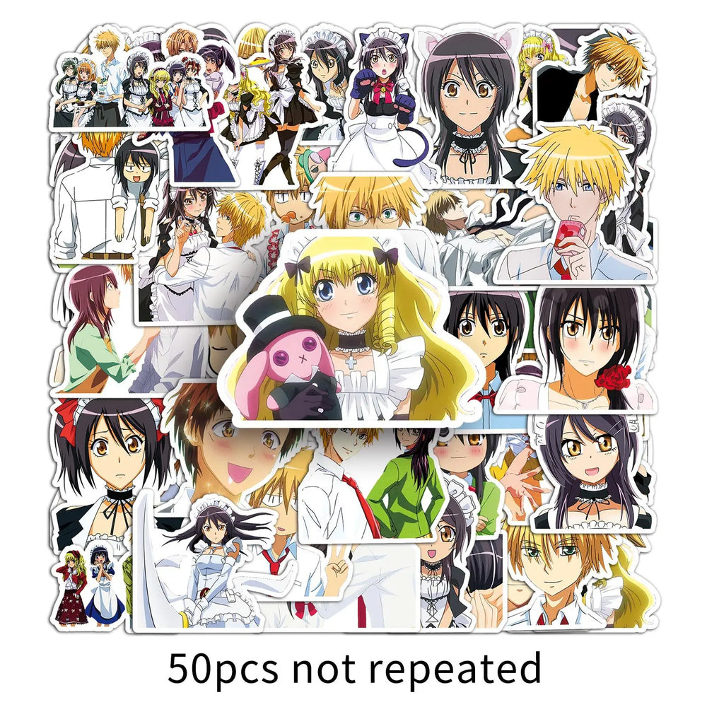 50pcs Kaichou Wa Maid-sama! Graffiti Stickers for Helmet, Desktop, Wall Decoration, DIY Sticker Pack Wholesale (ONLINE ORDER ONLY)