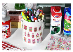 1 Sheets Snack House Series Sticker PET Star Flash Film Deco Scrapbook DIY Material Decoration Stationery Stickers (ONLINE ORDER ONLY)