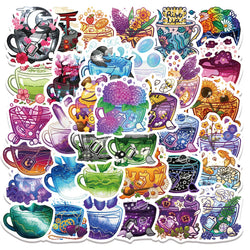 99Pcs Cartoon Magic Drop Pharmacist Graffiti Stickers Decals Kids Toy DIY Diary Suitcase Scrapbook Laptop Bike Sticker (ONLINE ORDER ONLY)