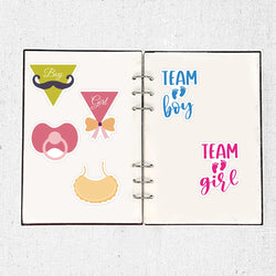 52PCS Ins Style Baby Stickers Cute For Gift DIY Kids Notebook Luggage Motorcycle Laptop Refrigerator Decals Graffiti sticker (Online Order Only)