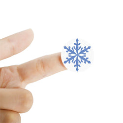 100-500pcs Color Snowflake Merry Christmas Sticker Gift Envelope Sealing Label Decoration Stationery Sticker 2.5cm (ONLINE ORDER ONLY)