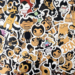 Bendy and the Ink Machine Stickers for Kids - Motorcycle, Skateboard, Phone, DIY Scrapbook (ONLINE ORDER ONLY)
