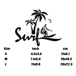 "SURF"Stickers, Add a Touch of Summer Magic to Your Car with Stylish Car Accessories in this summer. (ONLINE ORDER ONLY)