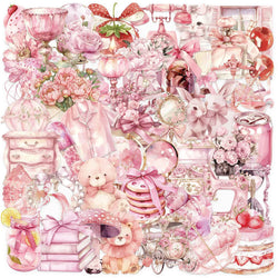 Cute Cartoon Transparent Stickers for Laptop, Phone, Diary, Kids Toys (10/30/50PCS) (ONLINE ORDER ONLY)