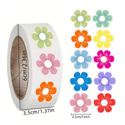 500pcs Cartoon Flowers, Vases, and Rainbow Stickers (ONLINE ORDER ONLY)