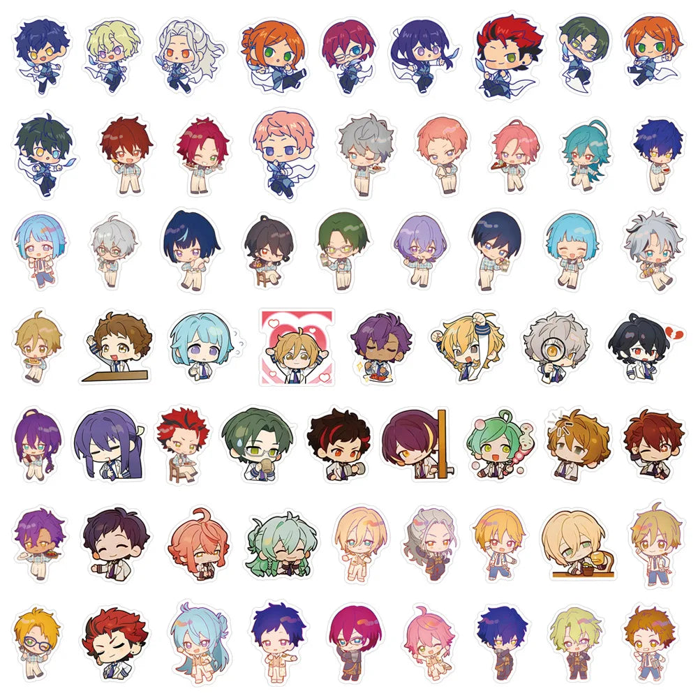 10/30/60PCS Ensemble Stars Stickers Funny Game Graffiti Decals Fridge Luggage Laptop Phone Guitar Car Bike Skateboard Sticker (ONLINE ORDER ONLY)
