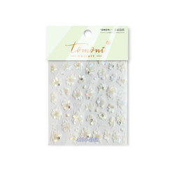 Charm Pink Yellow Flower Petal Stamen Stamen Peony Self Adhesive Nail Art Decorations Stickers Shiny Rhinestone Manicure Decals (ONLINE ORDER ONLY)