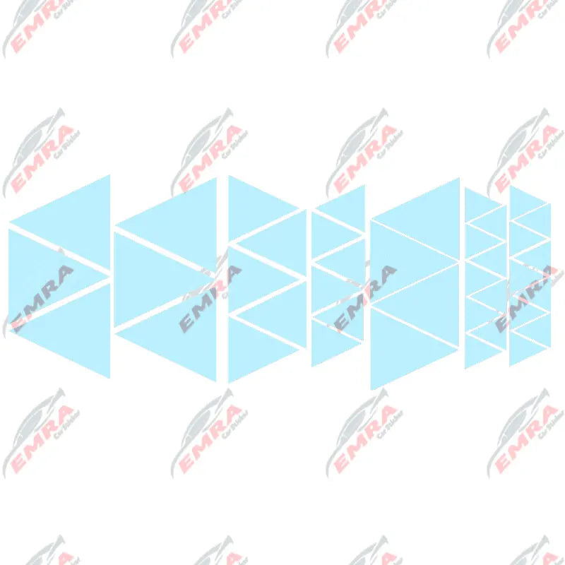 Angular Shape Sticker For Car Motorcycle Sticker Decoration Side Camouflage Kit Wrap Camo Tuning Styling Waterproof Vinyl Decals (ONLINE ORDER ONLY)