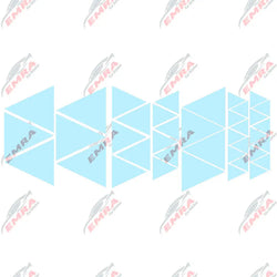 Angular Shape Sticker For Car Motorcycle Sticker Decoration Side Camouflage Kit Wrap Camo Tuning Styling Waterproof Vinyl Decals (ONLINE ORDER ONLY)