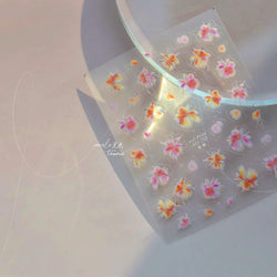Fireworks Bloom Romantic Starry Sky Goldfish Metallics Color Gradient Self Adhesive Nail Art Stickers Halo Dyeing Manicure Decal (ONLINE ORDER ONLY)